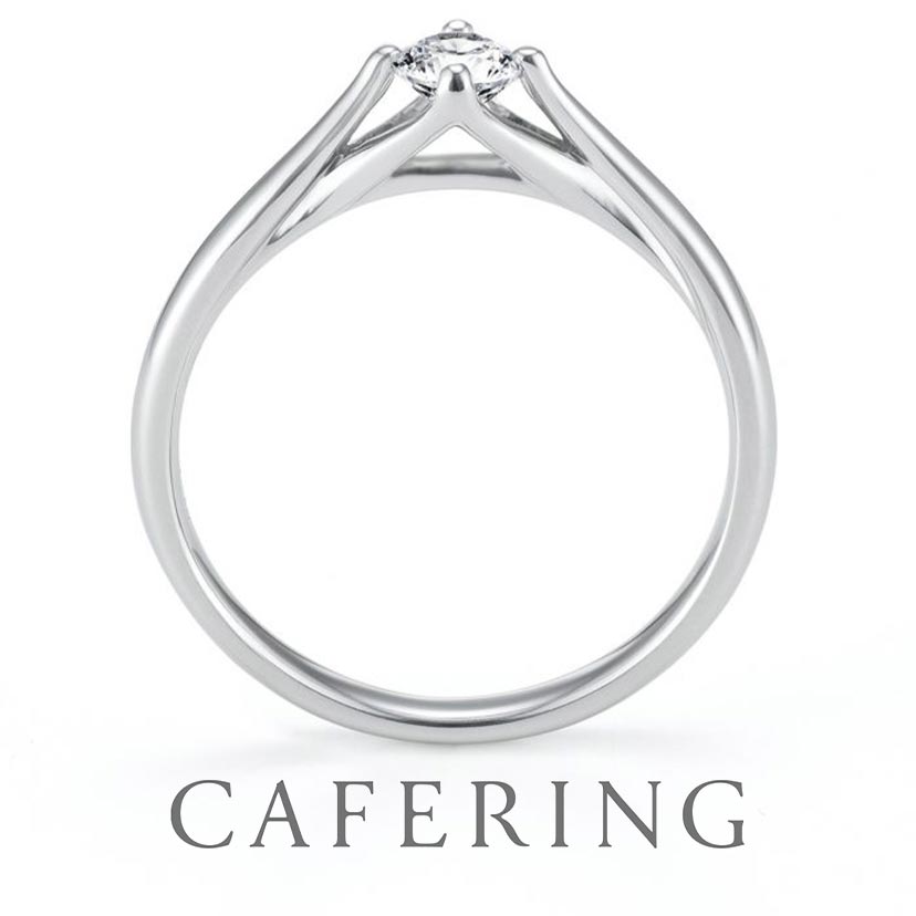 カフェリングの婚約指輪　フジ